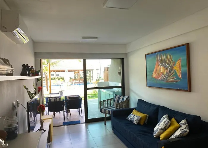 Flat Polinésia Térreo Piscina Privativa